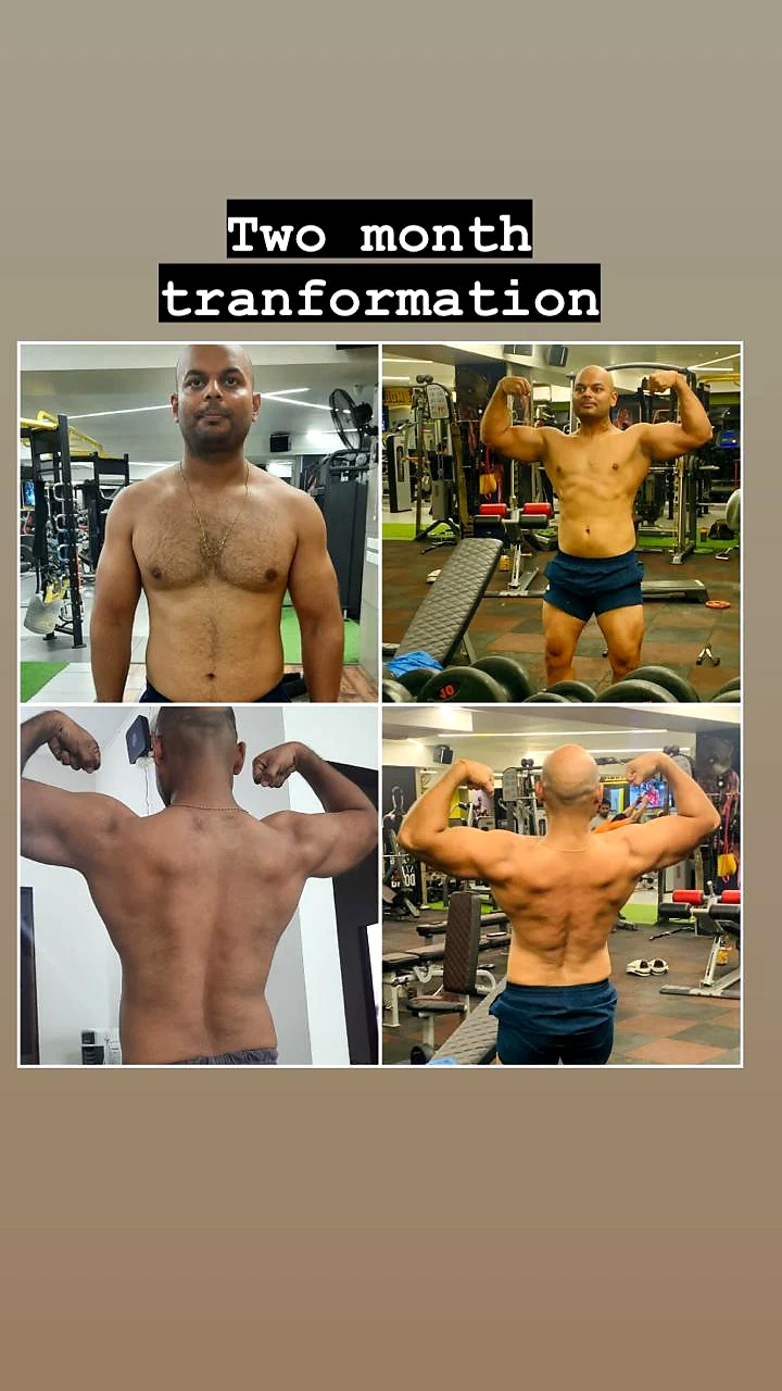 Anonymous Client — before and after transformation